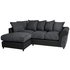 Argos Home Harry Left Corner Fabric Sofa - Charcoal