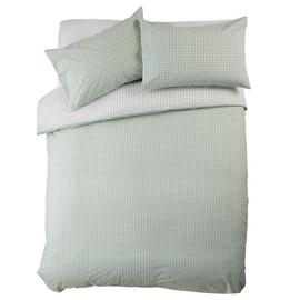Argos Home Green Geo Triangles Print Bedding Set - Double