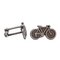 Tour de France Silver Colour Bicycle Cufflinks