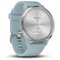 Garmin Vivomove HR Smart Watch - Silver and Seafoam Blue