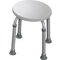 Round Shower Stool - Height Adjustable