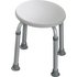 Round Shower Stool - Height Adjustable