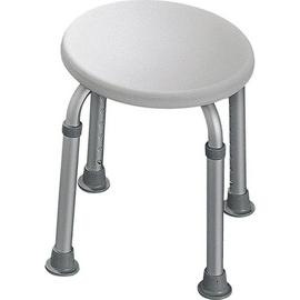Round Shower Stool - Height Adjustable