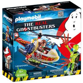 Playmobil 9385 Ghostbusters Venkman with Helicopter/t