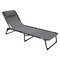Argos Home Metal Set of 2 Sun Loungers - Grey