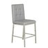 Argos Home Pair of Nitro Bar Stools - Grey/Chrome