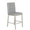 Argos Home Pair of Nitro Bar Stools - Grey/Chrome