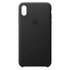 Apple iPhone Xs Max Leather Phone Case - Black