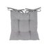 Argos Home Grey Seat Pads2 Pack