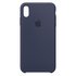 Apple iPhone Xs Max Silicone Phone CaseMidnight Blue