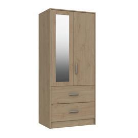 Ashdown 2 Door 2 Drawer Mirror Wardrobe