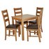 Argos Home Ashwell Oak Veneer Table & 4 Farmhouse Chairs