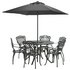 Argos Home Kensington Cast Aluminium Dining Set - Black