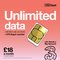  Three Unlimited data, Minutes & Texts 12 Month SIM Card