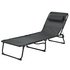 Argos Home Metal Set of 2 Sun Loungers - Black