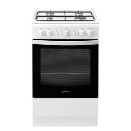 Indesit IS5G1KMW Gas Cooker - White
