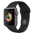 Apple Watch S3 2018 GPS 38mm-Space Grey Alu/Black Sport Band