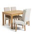 Argos Home Clifton Oak Dining Table & 4 Chairs