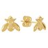 Revere 9ct Gold Bee Stud Earrings