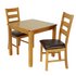 Argos Home Ashwell Oak Veneer Table & 2 Farmhouse Chairs