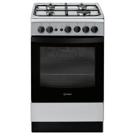 Indesit IS5G1PMSS 50cm Gas Cooker - Silver