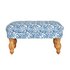Argos Home Macy Fabric FootstoolBlue Floral