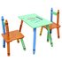 Kiddi Style Crayon Kids Table & 2 ChairsGreen