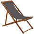 Argos Home Deck Chair - Grey