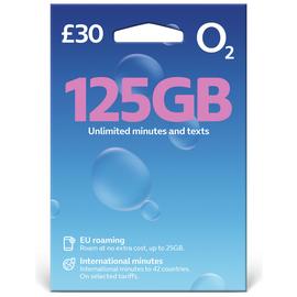 O2 200GB Pay As You Go SIM Card