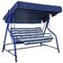 Argos Home Tubular 2 Seater Swing Hammock - Blue