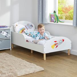 Liberty House Toys Rocket Toddler Bed Frame - White