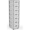 Curver Infinity 7 Drawer Tower - Grey & White