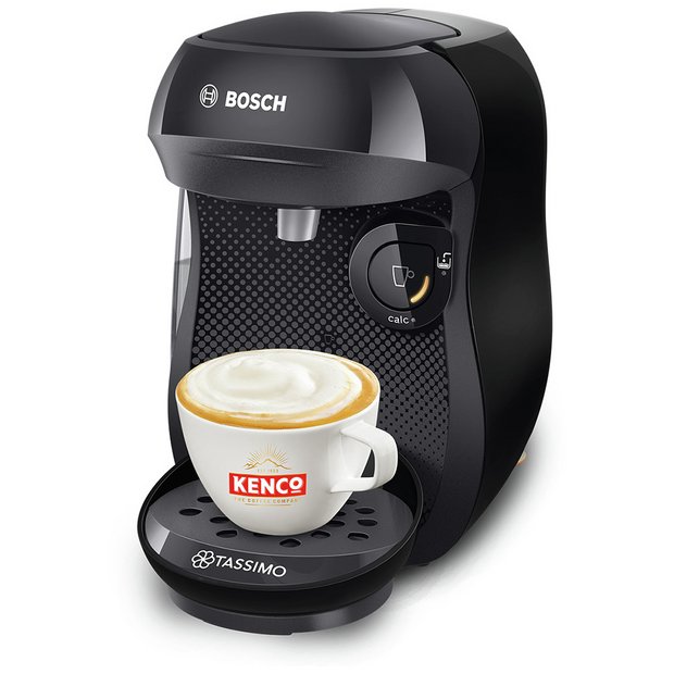 Bosch Tassimo TAS1402GB/TAS1002GB Vivy2 / Happy Coffee Machine 1300W Black