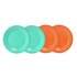 Argos Home Miami Double Inject Plastic Dinner Plate4 Pack