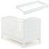Obaby Whitby Cot Bed and Cot Top ChangerWhite