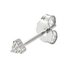 State of Mine Sterling Silver Diamond Claw Set Stud Earring
