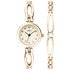 Limit Gold Plated Ladies Watch and Bracelet Set
