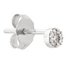 State of Mine Sterling Silver Diamond Donut Stud Earring