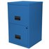 Pierre Henry 2 Drawer Metal Filing Cabinet - Navy