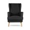 Argos Home Callie Fabric Wingback Chair - Charcoal