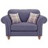 Argos Home Windsor Fabric Cuddle ChairLilac