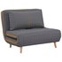 Habitat Roma Small Double Quilted Sofa Bed - Charcoal