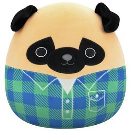 Original Squishmallows 12 Inch Prince the Brown Pug