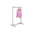 HOME Adjustable Chrome Plated Clothes Rail - Grey