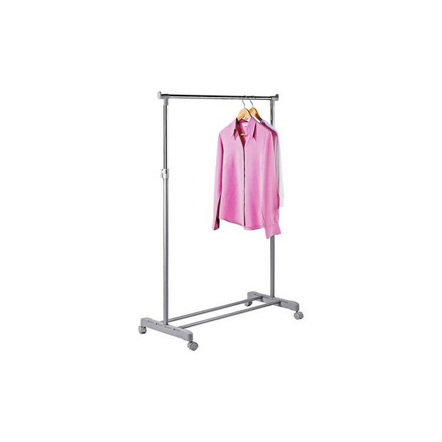 Buy HOME Adjustable Chrome Plated Clothes Rail Grey at Argos.co.uk