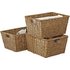 Argos Home Set of 3 Seagrass Storage Baskets - Natural