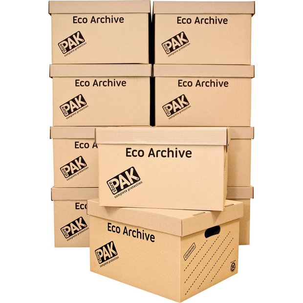 Buy StorePAK Multiuse Archive Storage Boxes Set of 10 at Argos.co.uk