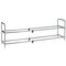 Argos Home 2 Shelf Ext Shoe Storage Rack - Chrome Plated
