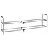 Argos Home 2 Shelf Ext Shoe Storage Rack - Chrome Plated
