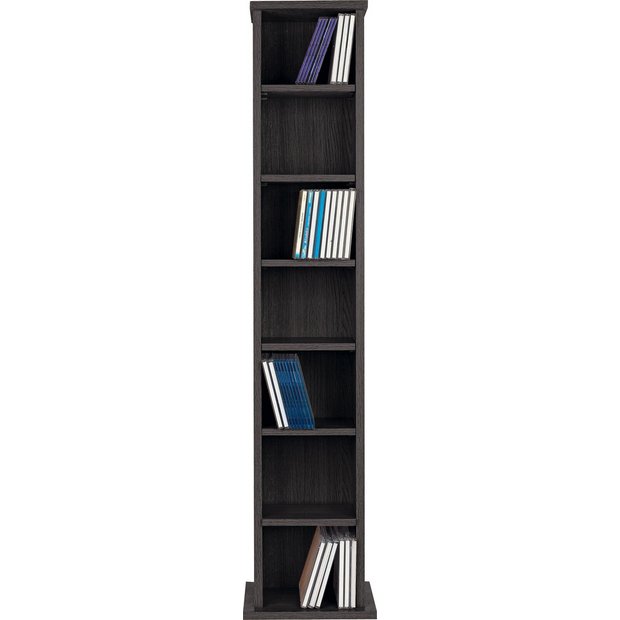 Buy HOME Maine DVD and CD Media Storage Tower Black Ash Effect at